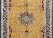Persian Qum Gold Blue